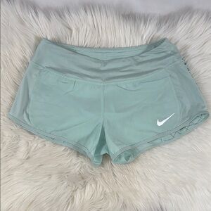 Nike Women's Mint Green Athletic Shorts